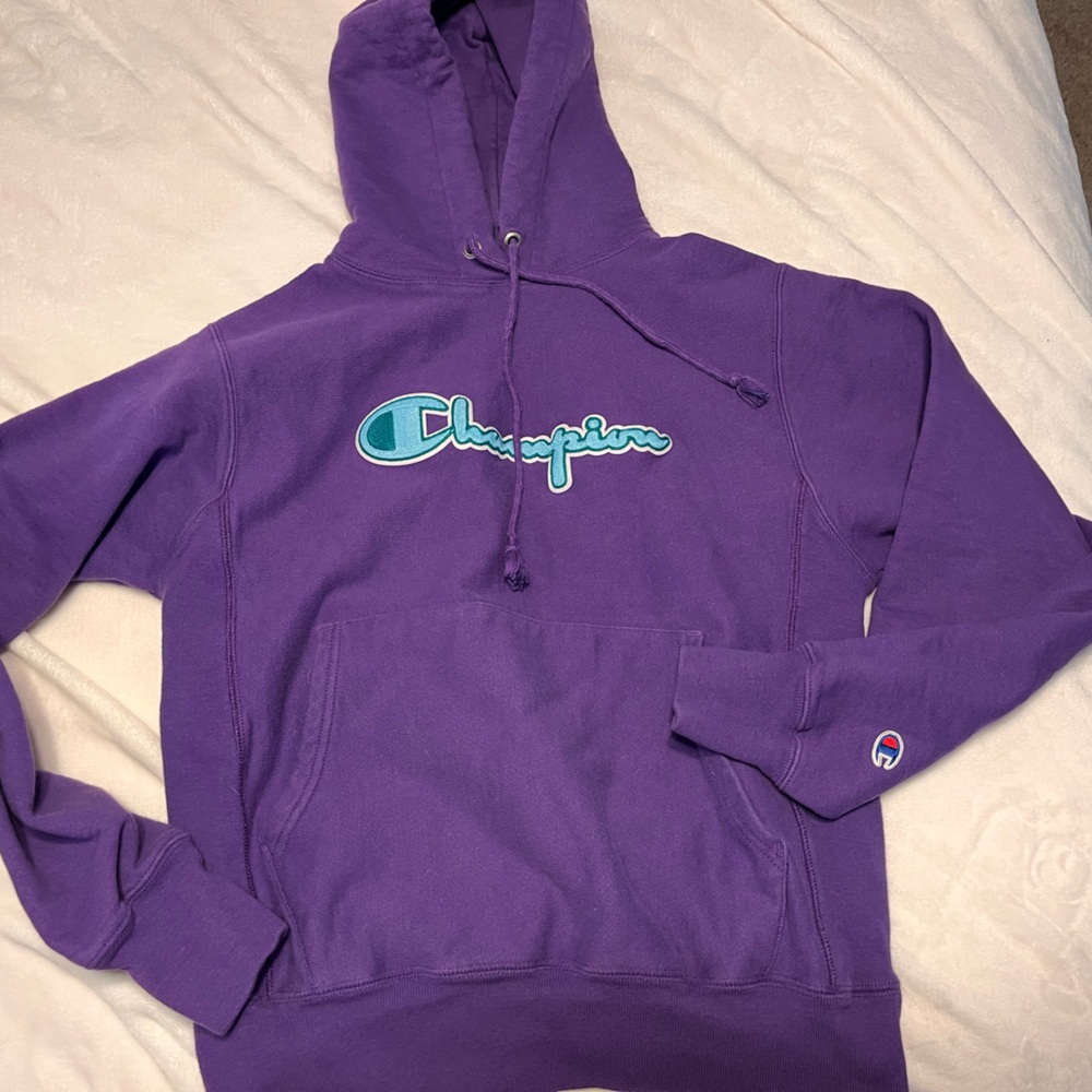 Champion Purple Hoodie